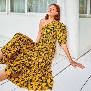 Farm Rio Banana print midi dress